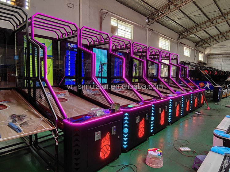 LED Large Full Size Basketball Arcade Game Machine For Fun City