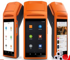 Buy cheap Receipt Printing Android Handheld POS Terminal Removable Handheld Pos System product