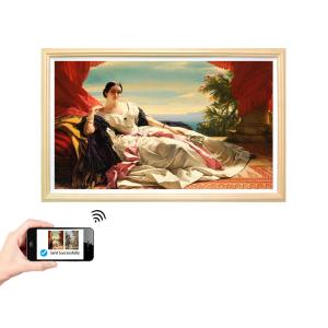 Buy cheap UHD 55&quot; inch Wood digital photo frame LCD LED Advertising signage display WIFI Android monitor with wooden frame product
