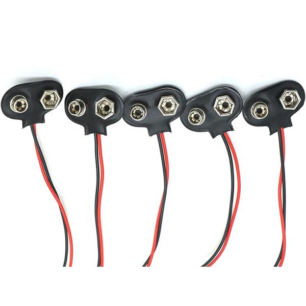 9V Battery Snap Clip Connector To DC Male 5.5 2.1mm Jack Plug Power Cable for battery holders