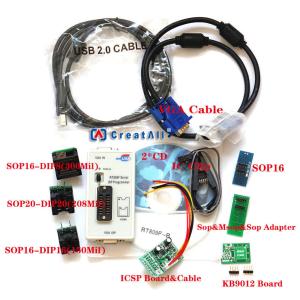 Buy cheap RT809F Programmer Motherboard Ic Chip 7 Adapters SOP16 SOP20 product