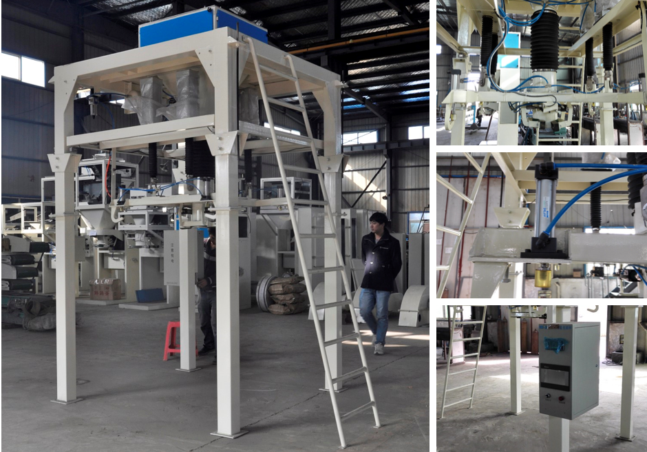 2000kg Bag Animal Feed Fertilizer Packaging Machine With Color Touch Screen