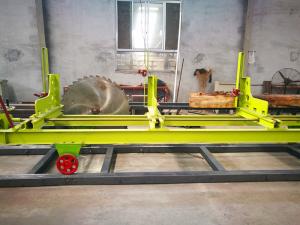 China 35HP 30KW Wood Circular Sawmill Furniture Log Carriage Sawmill on sale