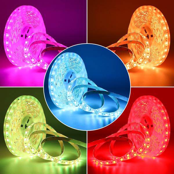 Quality DC 12V IP65 Waterproof strip lamp RGB 5050 Flexible LED Strip Light for Decoration for sale