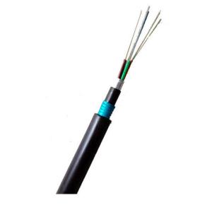 48 Core 96 Non Metallic Fiber Optic Cable Armored GYFTY53 Direct Bury For Lan Communication