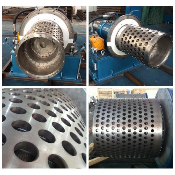 Two - Stage Pusher Centrifuge Model PP Perforated Basket Salt Centrifuge
