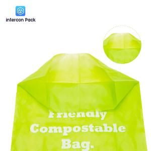 China Eco Friendly Plastic Packaging Bag 0.054mm Biodegradable Shopping Bag on sale