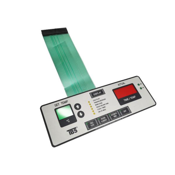 Quality Flat Face Membrane Switch Keypad For Power Supply Controller for sale