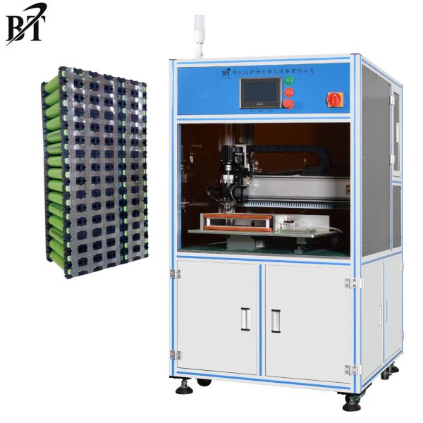 Quality 7inch Touch Screen Lithium Battery Making Machine Automatic Single Sided Spot Welder for sale