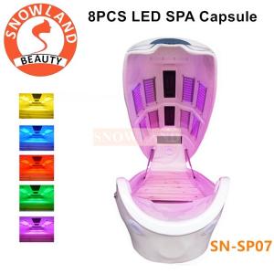 China Photon treatment dry spa capsule ozone LED magic light far infrared slimming spa capsule on sale