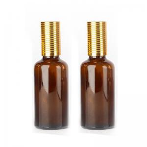 Buy cheap Round Shape Frosted Matte Glass Essential Oil Bottle 5ml 10ml 30ml 50ml product