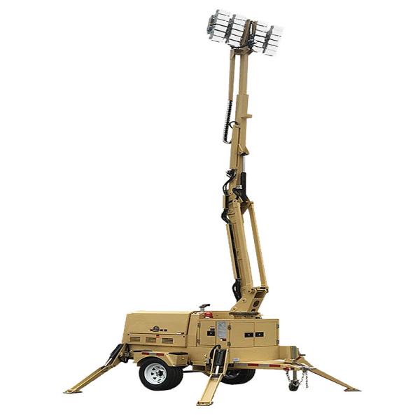 Diesel Powered Light Towers LED Tower Lighting Mining Operations Mobile Light Tower