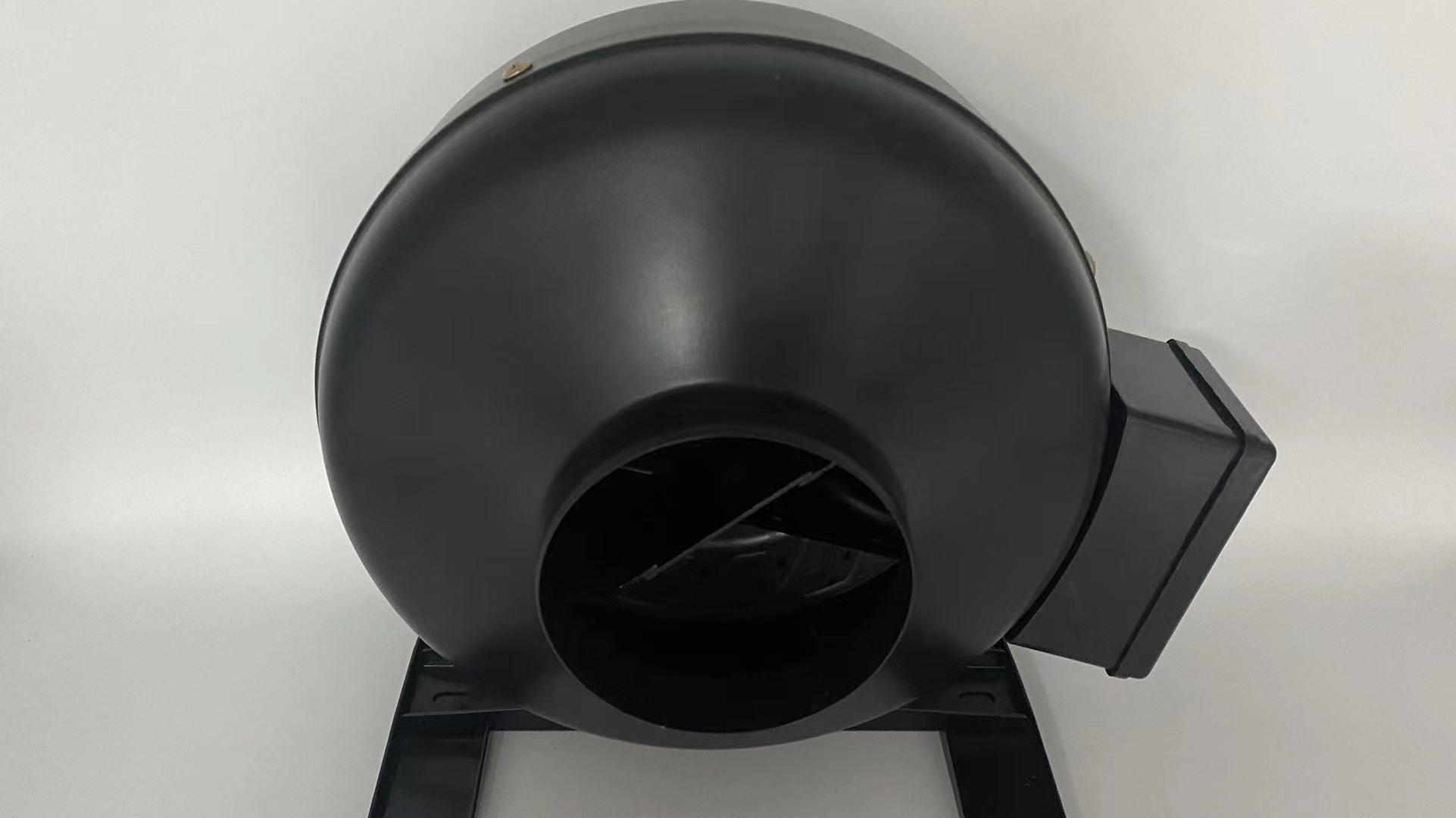 Customizable Speed Control 200mm Plastic Inline Fan for Humidity Control and Silence