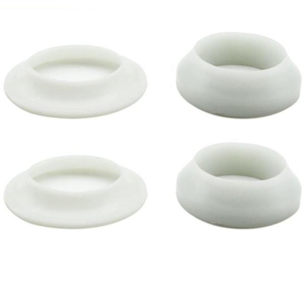 White Silicone Rubber Sealing For Bathtub Sink Pop Up Plug Cap