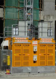 Buy cheap Yellow Color Building Site Hoist 8 Rack Module With Frequency Control Motors product