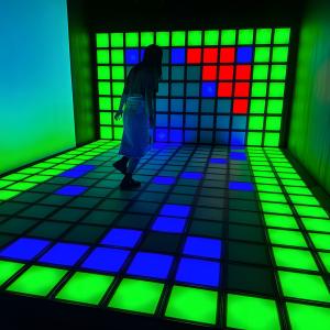Buy cheap Portable LED Floor Interactive Light up Activate Game Room Panels 200 Games Programs 30x30cm product
