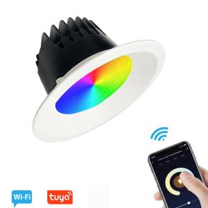 China WIFI Bluetooth Smart LED Recessed Lighting , Commercial Recessed Downlight With ZigBee on sale