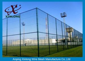 3.5mm PVC Coated Chain Link Fence Weave Style OEM / ODM Available