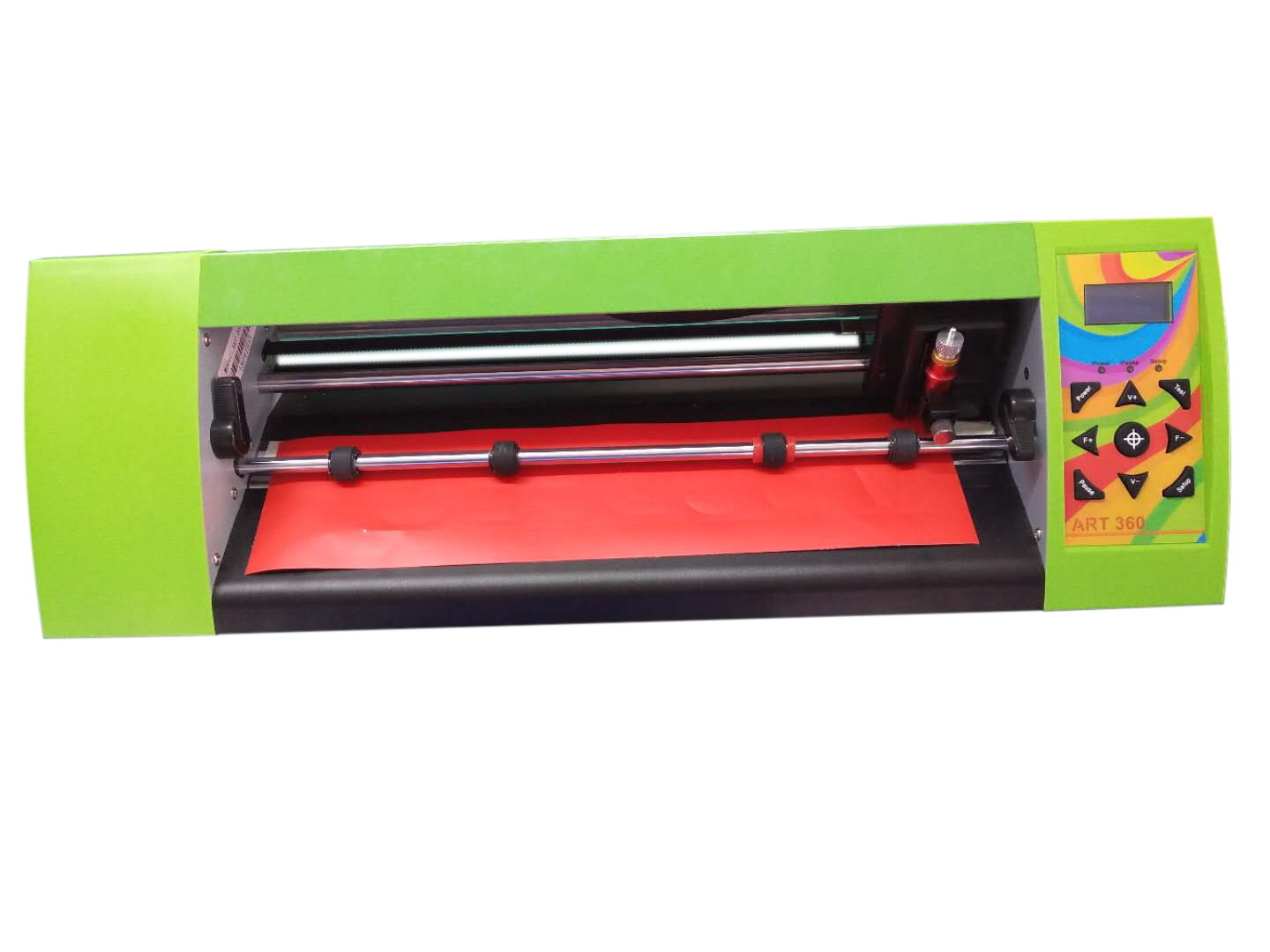 Green 360mm Black Craft Cutting Plotter ARMS Controller Automatic Tracking