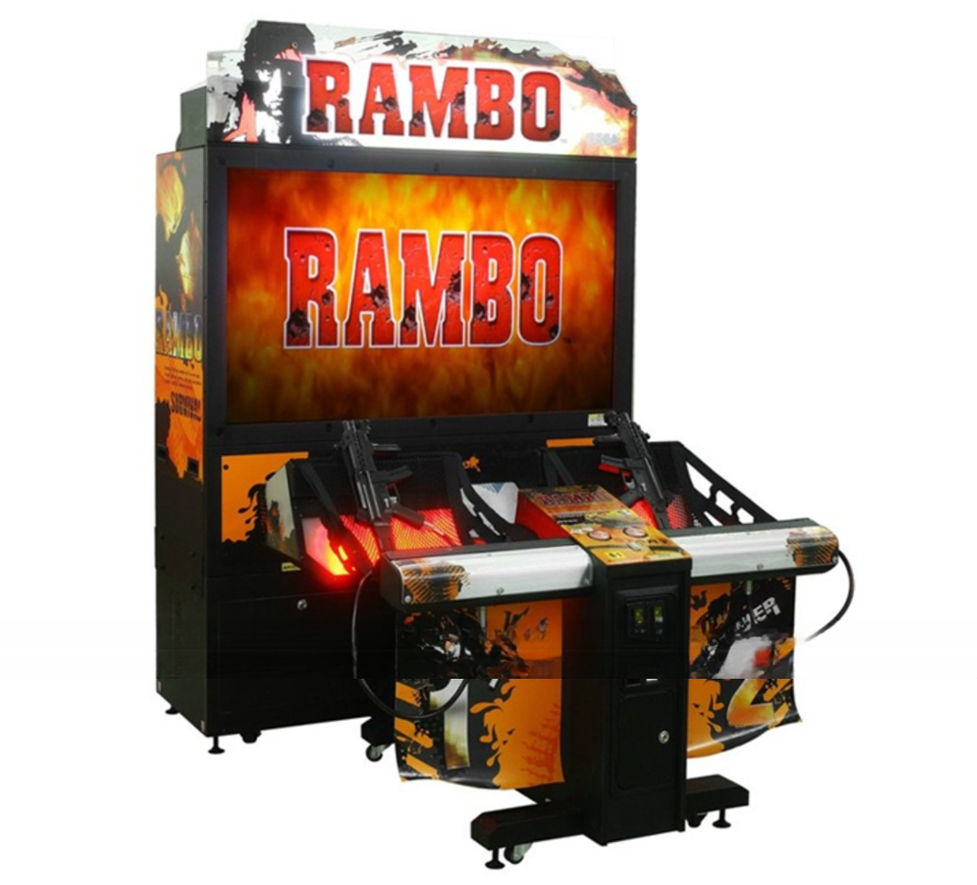 Dreamland game machines 55LCD coin operated machine rambo shooting arcade games