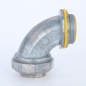 China Liquid Tight Flexible Conduit 90 Degree Yellow Pvc Parts 4 Available Zamak 3 on sale