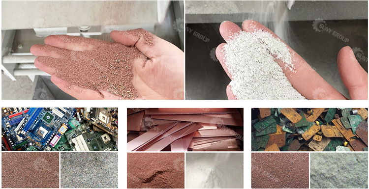 Automatic Machine For Separating Metal And Resin In Phone Computer Boards