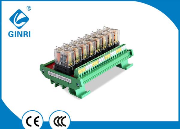 10A Optocoupler Isolated Relay Module PLC Relay Module Omron 8 Channel 5V 12V