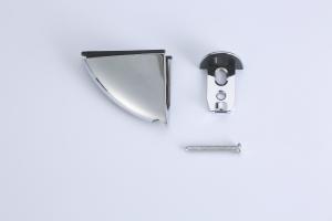 Aluminum Thickened Glass Shelf Clips Multipurpose For Industrial Cabinet