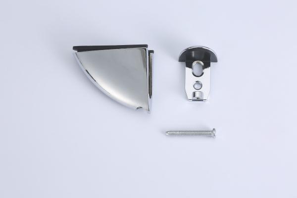 Quality Aluminum Thickened Glass Shelf Clips Multipurpose For Industrial Cabinet for sale