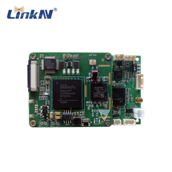Quality Mini COFDM QPSK Video Transmitter OEM Board Module FHD SDI CVBS 200-2700MHz Low Delay AES256 for sale