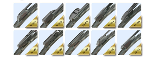 2 Series 210 Car Windscreen Wiper Blades Suitable For U-Shaped Hook And Scraper Arm With Universal Connector