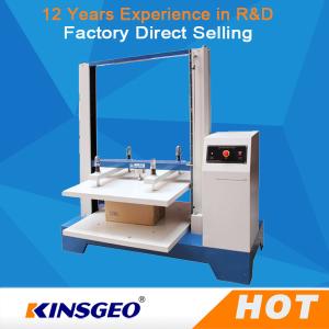 Buy cheap 550kg Computer Package Testing Equipment , Automatic Carton Compression Tester with One Year Warranty product