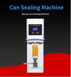 China High Speed Semi Automatic Soda beer Canning Machine Bottle Sealing Machine on sale