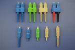 Data Processing Netwoks Single Mode SC 9 / 125um Optical Fiber Connectors For