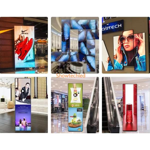 Mirror Panel LED Poster Screen Indoor Advertising Display P2.5