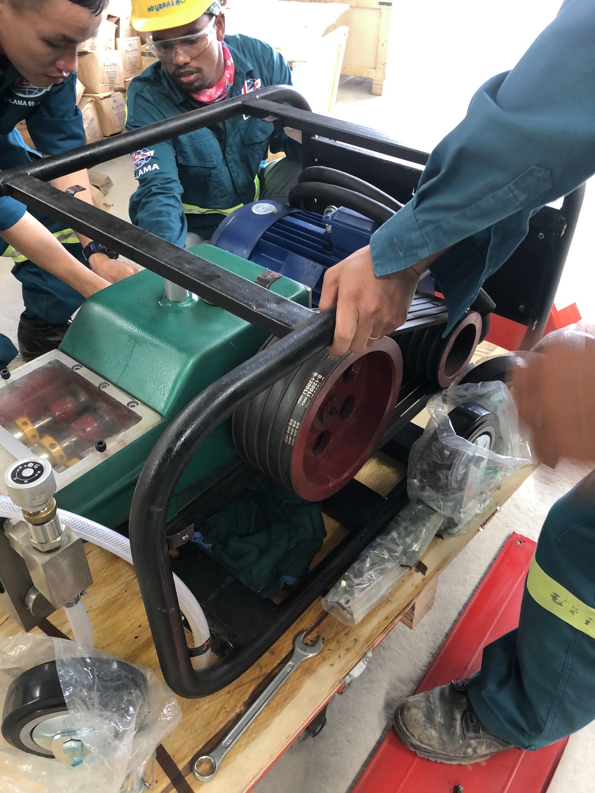 Hydrostatic Test Unit Hydro Test System High Pressure Test Bench With Chart Recorder
