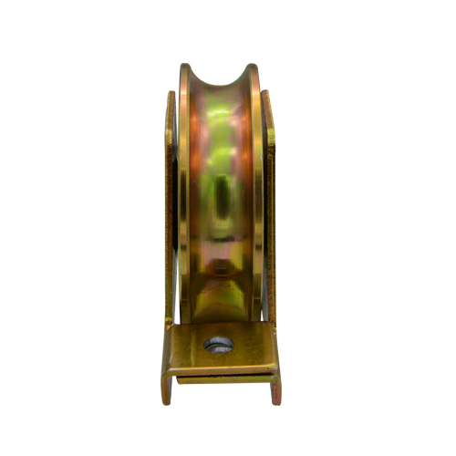Sliding gate roller GW606 U Groove,Galvanized, Iron, Single bearing