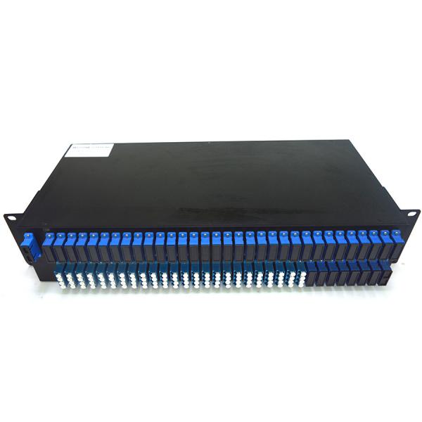 Quality AWG DWDM Optical Mux Demux Wdm Multiplexer 40 Channels SC LC Connector Type for sale