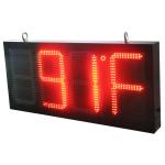 RF Remote Control Digital Projection Wall Clock with Indoor Thermometer and