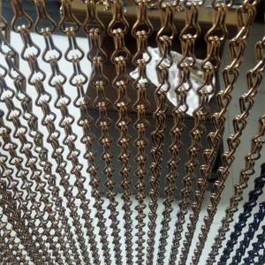 Buy cheap Aluminum Chain Link Curtain for hanging ceiling partition product