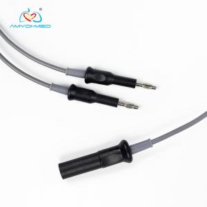 3.00M Cable Autoclavable Bipolar Forceps Cable Usa 2Pin Plug 2 Banana