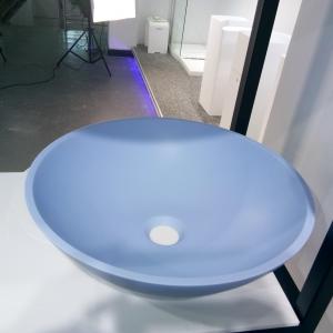 China Customized Design Counter Top Basin Stone Vessel Bathroom Sinks on sale