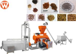 China Modulator Steam Fish Feed Extruder Machine , Control Shrimp Floating Fish Feed Machine on sale
