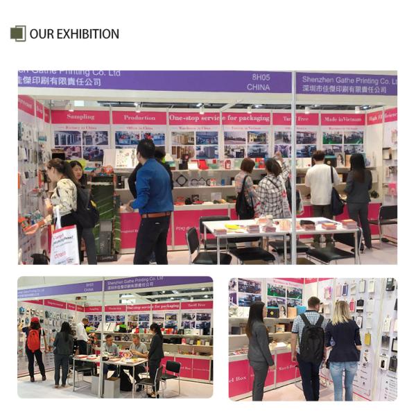 Varnished Window Cardboard Gift Packaging Box With Window 1200g