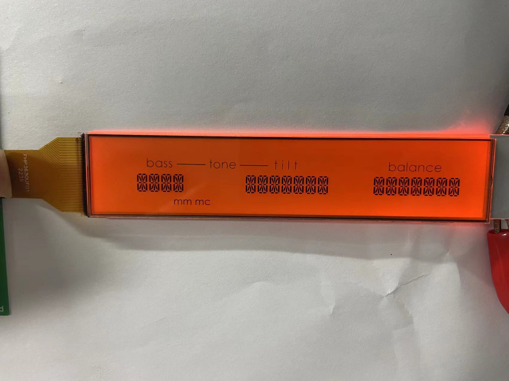 Digit Transmissive Lcd Display , White Digit Custom Lcd Screen Module