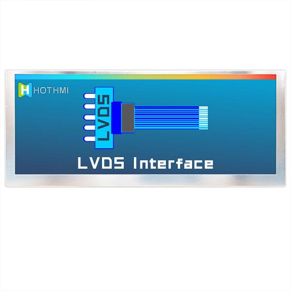 10.3 Inch 1280x480 LVDS IPS LCD Display Vehicle Grade