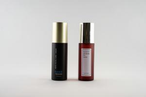 China Eco Friendly Custom Cosmetic Bottles With Hot Stamping Surface Treatment on sale
