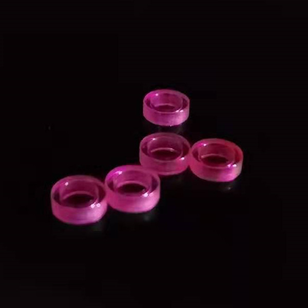 Customized CZ Ruby Bearing , Sapphire Bearing With Through Hole