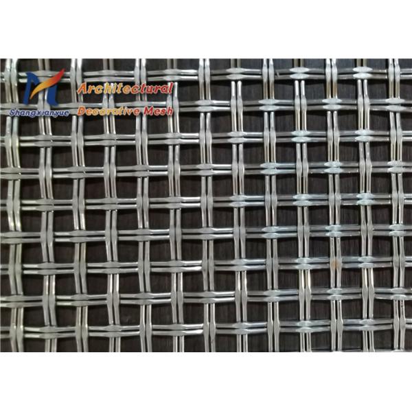 12mm Architectural Woven Wire Mesh Opera Railing Ceilings Dividers