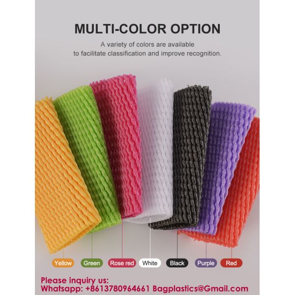 Fruit Protection Mesh Bags Transport Packing Vegetable Fruit Fragile Items Dedicated Fruit Mesh Bags For Large Supermarkets, Fruit Shops Protection